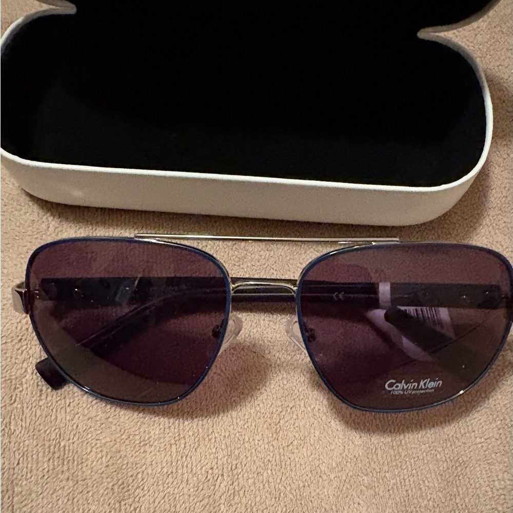 Calvin Klein White Eyewear Case